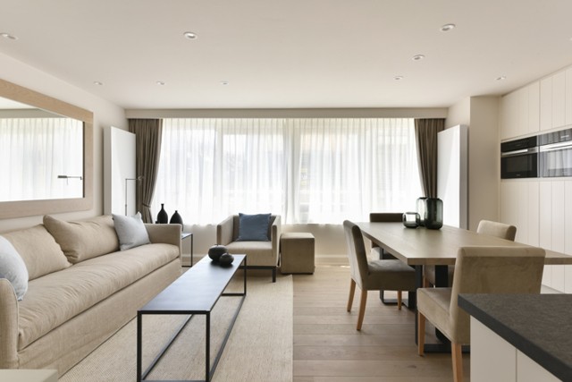 Gerenoveerd appartement met zijdelings zeezicht in het Zoute